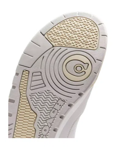 Coach New York White Synthetic Leather Soho Sneakers In Multi
