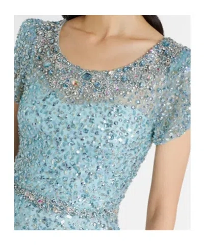 Jenny Packham Epoch Embellished Gown In Green