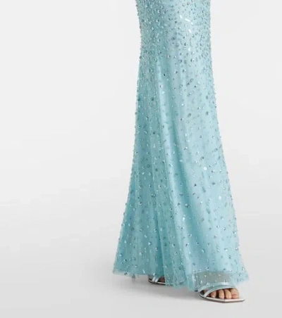 Jenny Packham Epoch Embellished Gown In Green