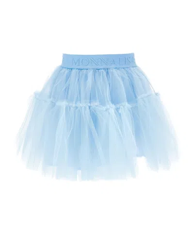 Monnalisa Kids' Ruffled Tutu In Blue