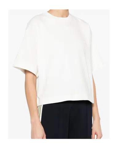 Autry White Solid Crew Neck T-shirt In White