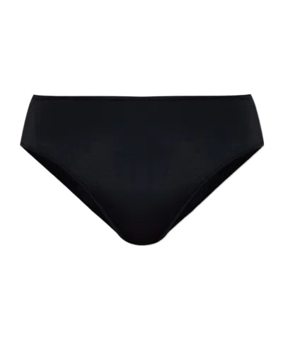 Diesel Logo Bikini Bottoms In Black