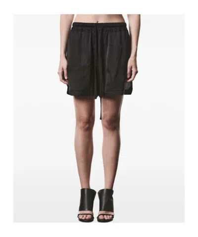Thom Krom Drawstring Shorts In Black