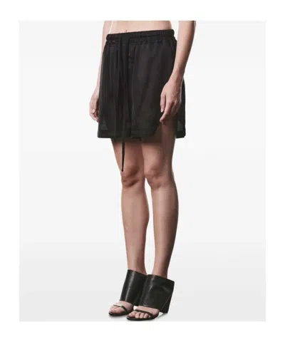 Thom Krom Drawstring Shorts In Black