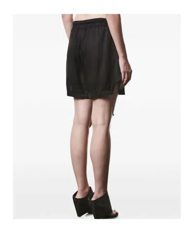 Thom Krom Drawstring Shorts In Black