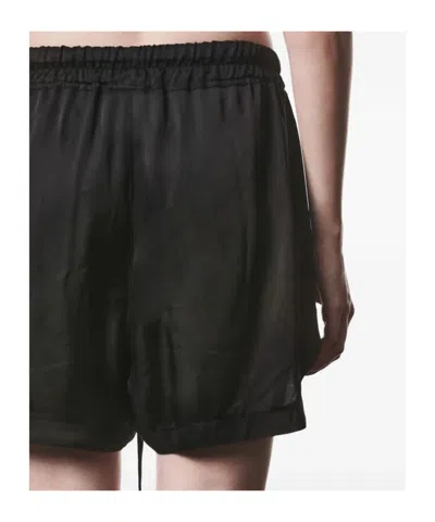 Thom Krom Drawstring Shorts In Black