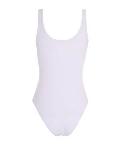 Diesel White Solid Swimwear In White