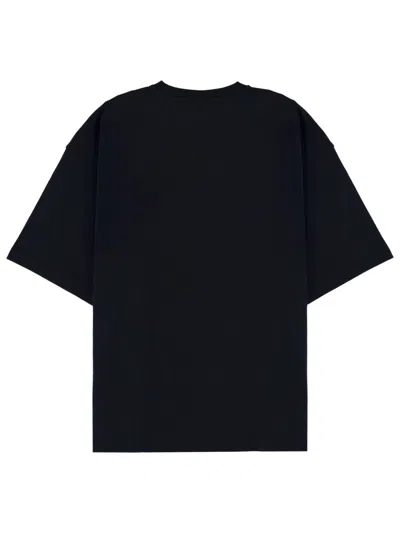 Aspesi Slogan Oversized T-shirt In Black