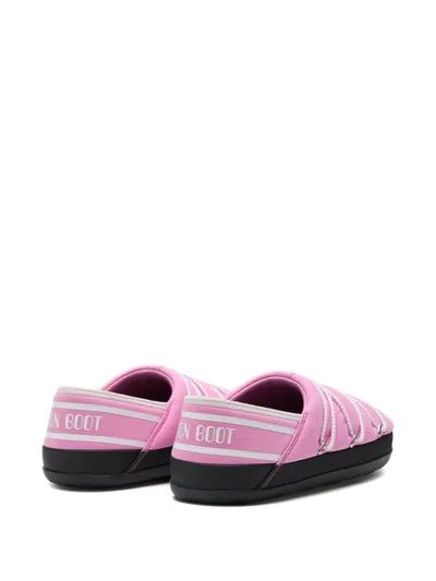 Moon Boot Slip-on Lace-up Slippers In Multi