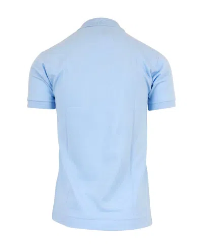 Lacoste Short Sleeved Mens Polo Shirt In Blue