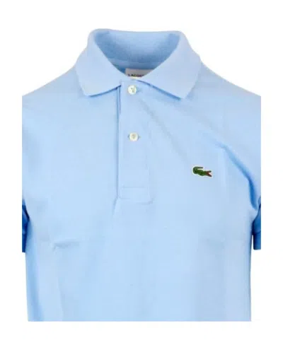 Lacoste Short Sleeved Mens Polo Shirt In Blue