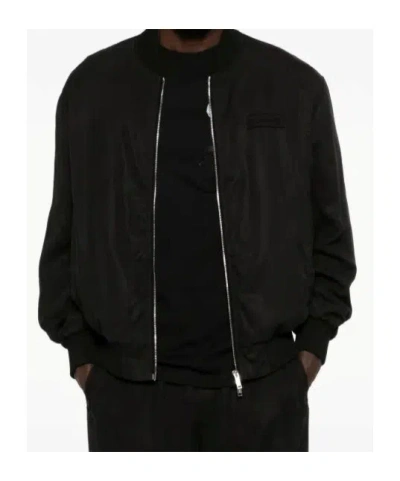 Iceberg Black Bomber Jacket In Black
