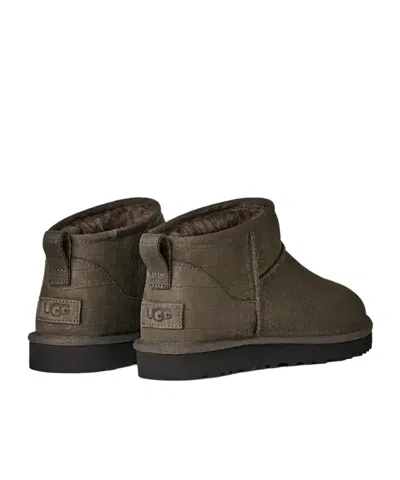 Ugg M Classic Ultra Mini Embossed Boots In Multi
