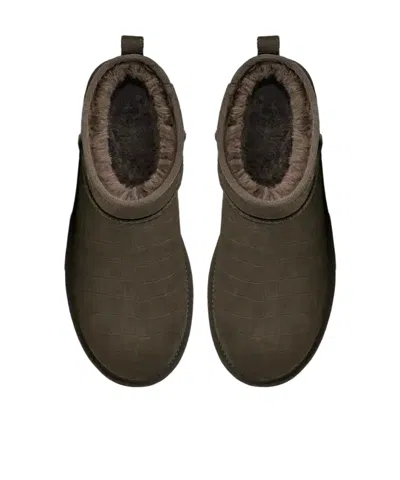 Ugg M Classic Ultra Mini Embossed Boots In Multi