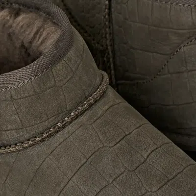 Ugg M Classic Ultra Mini Embossed Boots In Multi