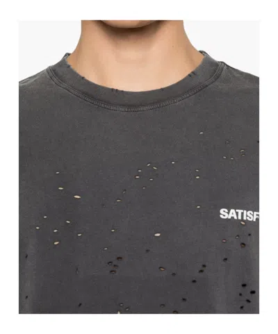 Satisfy Mothtech Distressed T-shirt In Gray