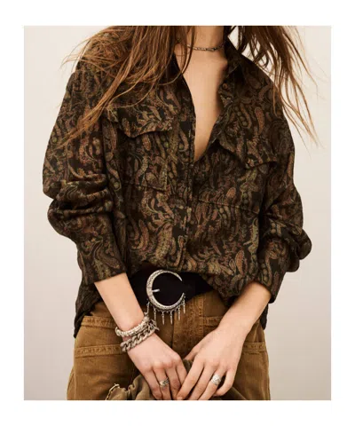 Bash Printed Shirt In Blue