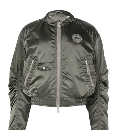 Canada Goose Jade Down Bomber Jacket In Gray