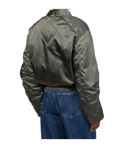 Canada Goose Jade Down Bomber Jacket In Gray
