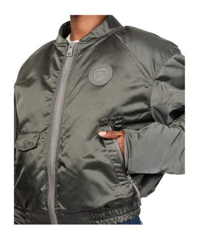 Canada Goose Jade Down Bomber Jacket In Gray