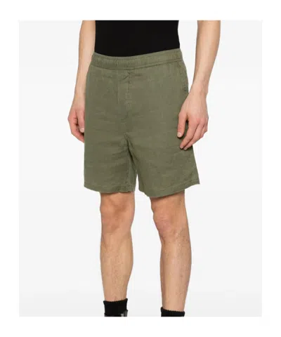Samsoe & Samsoe Sajabari Elasticated Shorts In Green