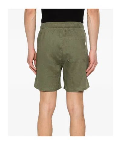 Samsoe & Samsoe Sajabari Elasticated Shorts In Green