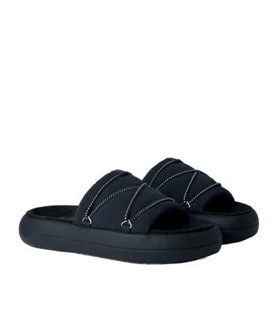 Moon Boot Icon Sandals In Blue
