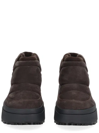 Ash Onyx Ankle Platform Slippers Pull Tab In Multi