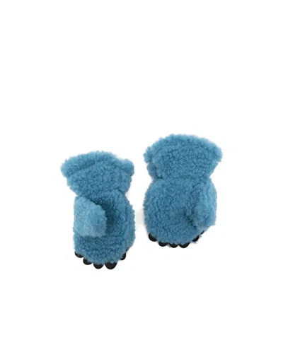 Stella Mccartney Patterned Gloves In Blue