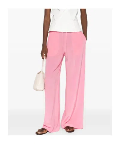 Ermanno Firenze Drawstring Trousers In Pink