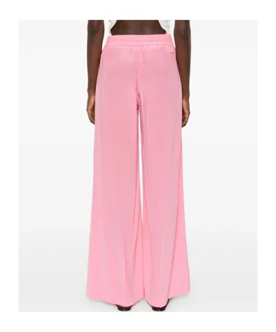 Ermanno Firenze Drawstring Trousers In Pink
