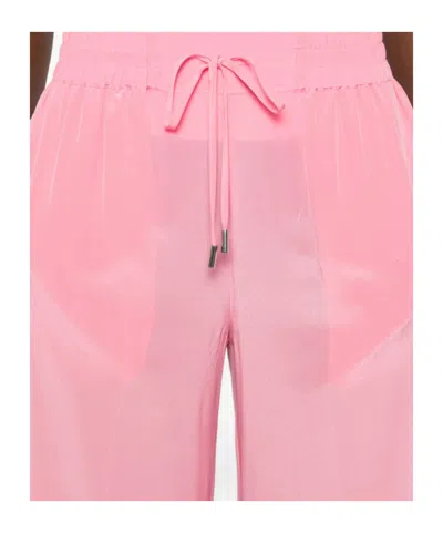 Ermanno Firenze Drawstring Trousers In Pink