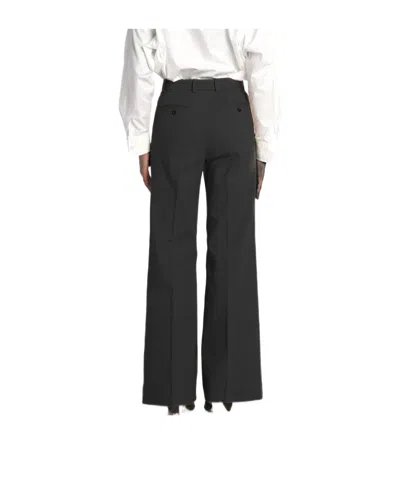 Ql2 Belted Casual Pants In Black