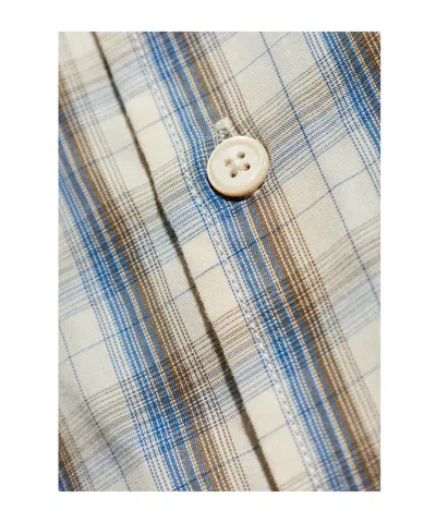 Samsoe & Samsoe Checked-pattern Shirt In White