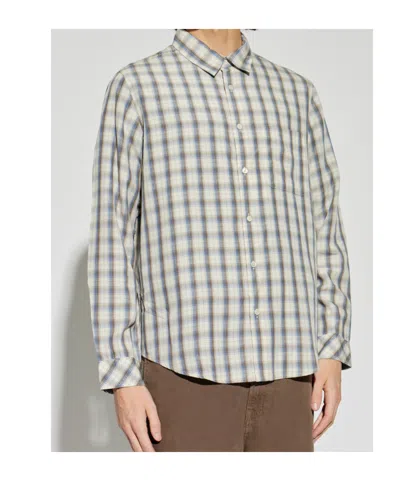 Samsoe & Samsoe Checked-pattern Shirt In White