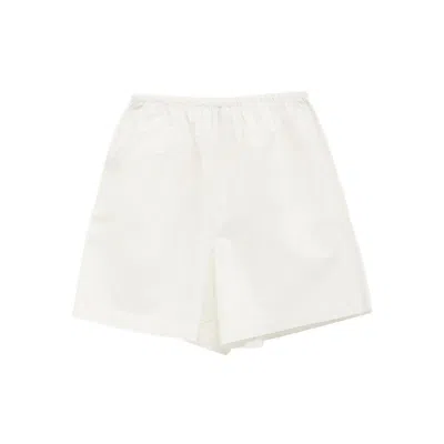 Baserange Drawstring Shorts In White
