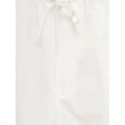Baserange Drawstring Shorts In White