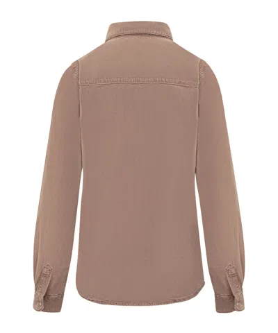 Bash Jada Western Shirt Top In Blue