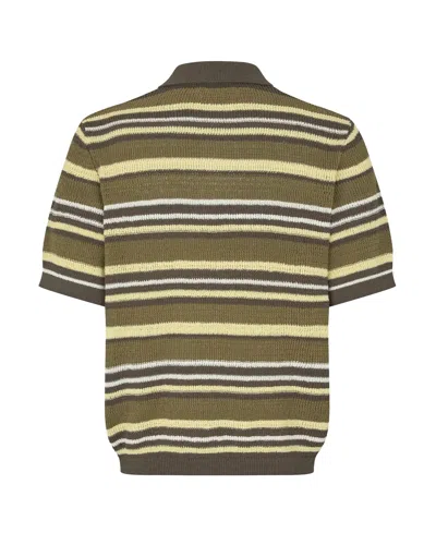 Samsoe & Samsoe Samsoe Samsoe Mini Organic Cotton Blend T-shirt For Men In Green