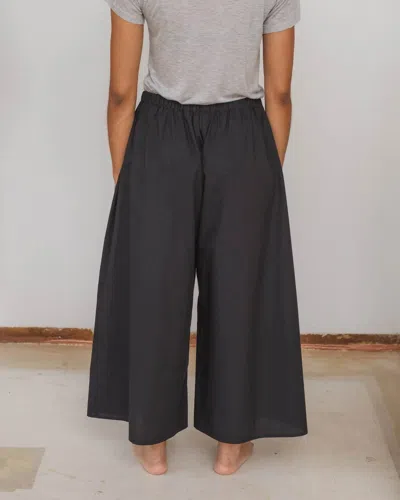 Baserange Elasticated Trousers In Black