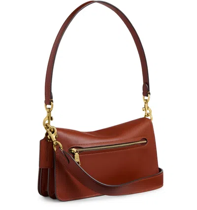 Coach Tabby Leather Shoulder Bag In Brown