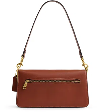 Coach Tabby Leather Shoulder Bag In Brown