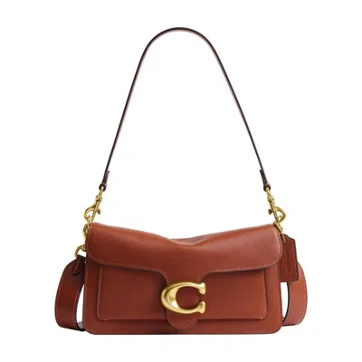Coach Tabby Leather Shoulder Bag In Brown