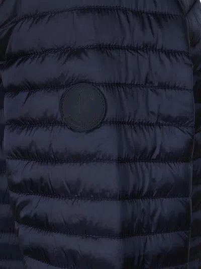 Save The Duck Fitted Horizontal Stitching Recycled Jacket In Black