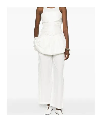 Gimaguas Devi Elasticated Trousers In White