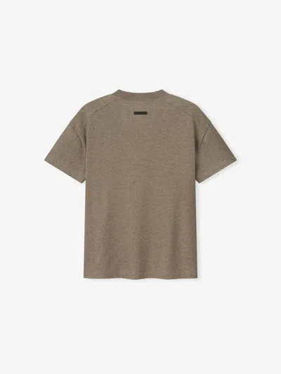 Essentials Logo-print T-shirt In Gray