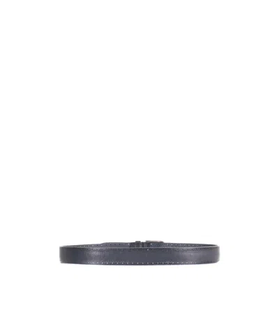 Orciani Perforated Buckle Belt In Blue