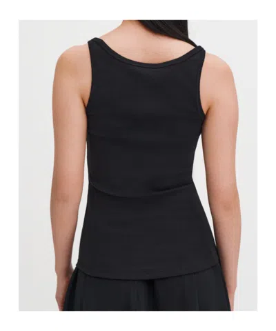 Filippa K V-neck Tank Top In Black