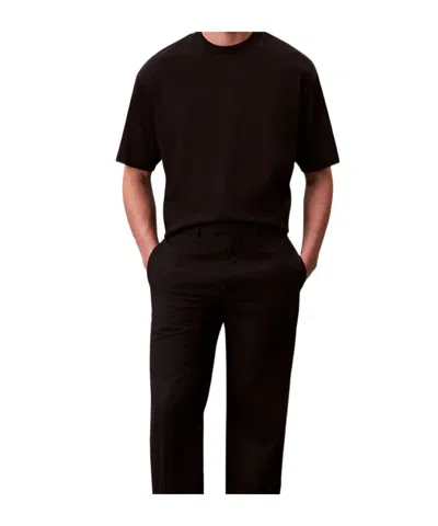 Calvin Klein Pima Cotton T-shirt In Black