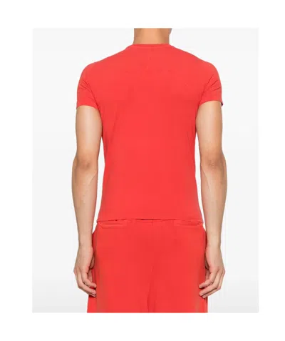 Entire Studios Crew Neck Mini T-shirt In Red
